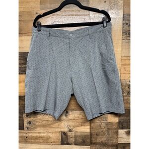 FootJoy‎ Mens Golf Shorts Gray Mini Print Stretch Performance 36